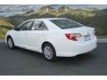 2014 Super White Toyota Camry LE  photo #3