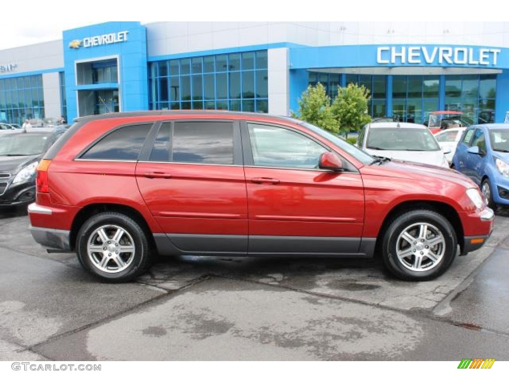 Inferno Red Crystal Pearl 2007 Chrysler Pacifica Touring Exterior Photo #93589647