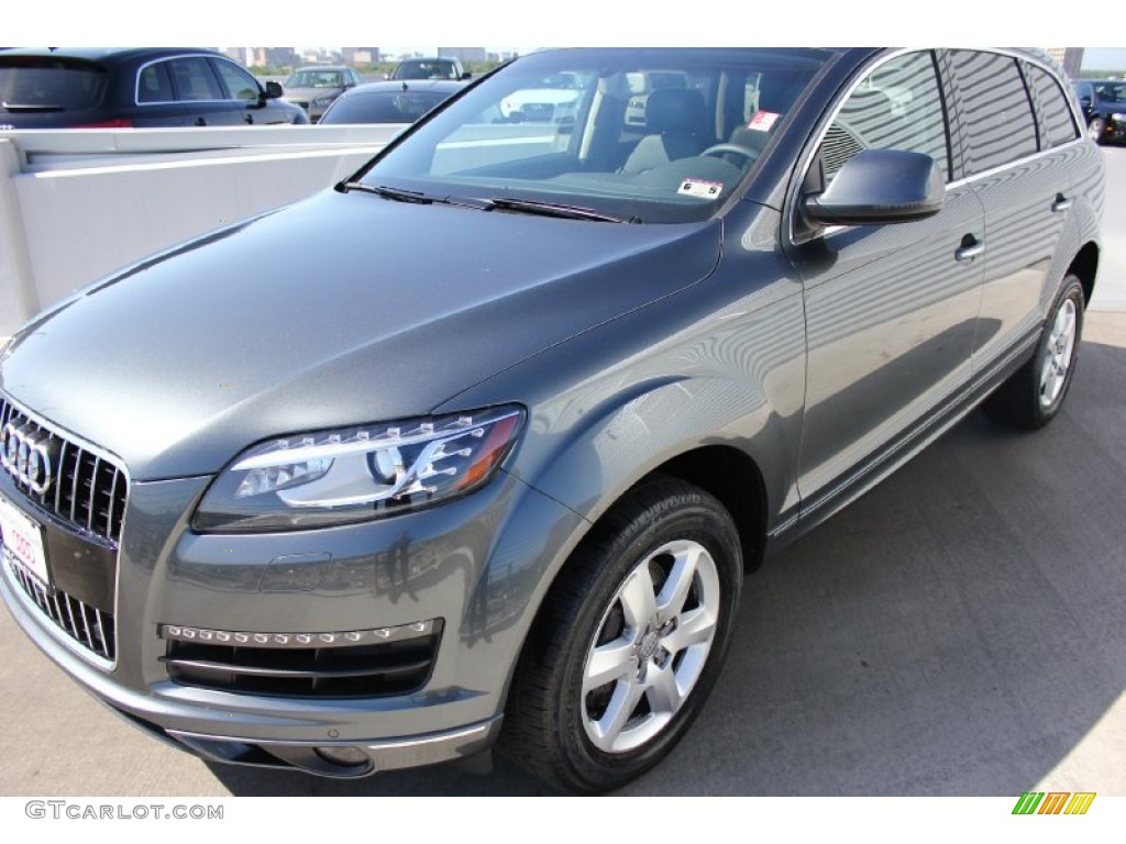 2013 Q7 3.0 TFSI quattro - Graphite Gray Metallic / Black photo #3