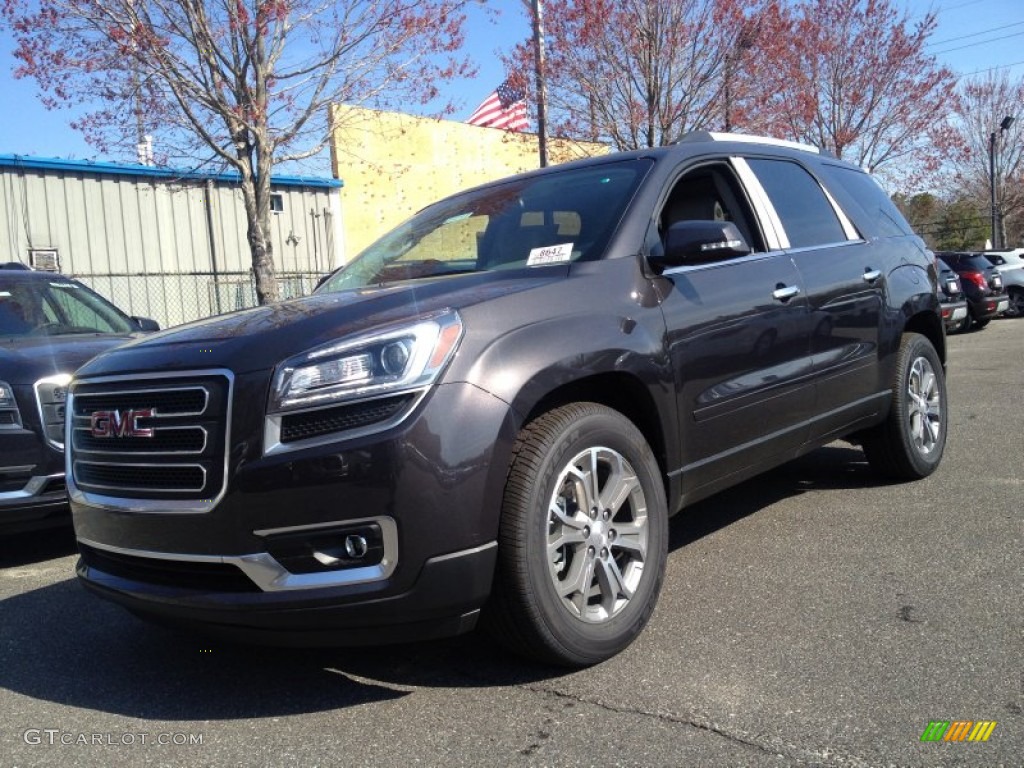 2014 Acadia SLT AWD - Cyber Gray Metallic / Ebony photo #1