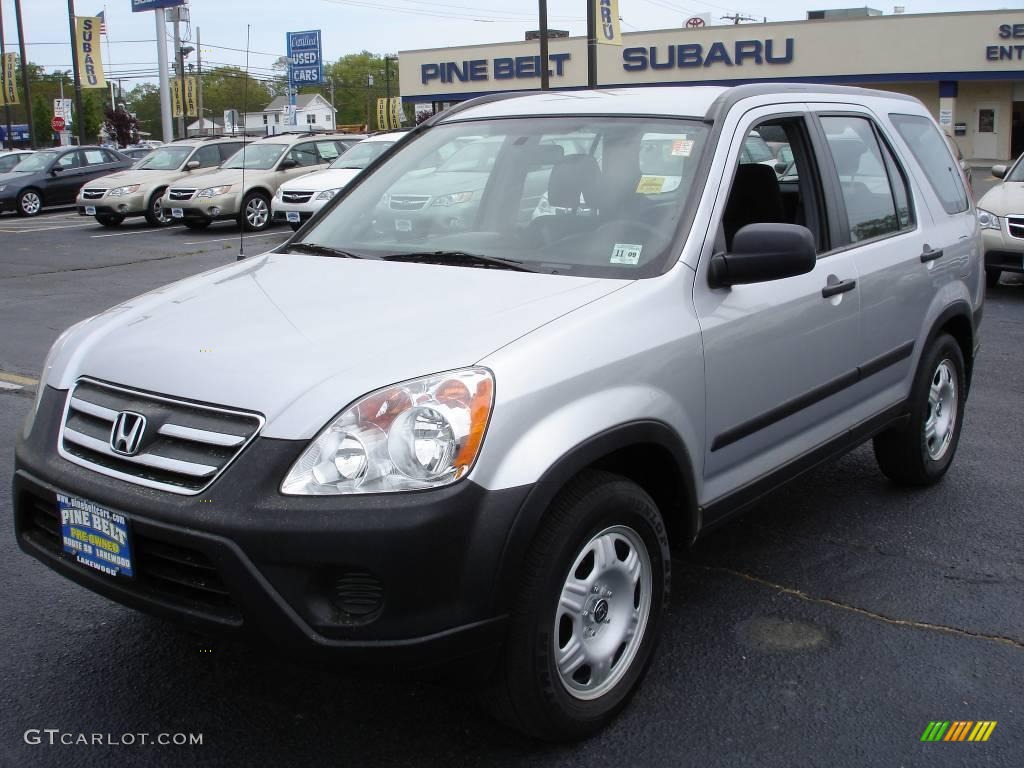 2006 CR-V LX 4WD - Alabaster Silver Metallic / Black photo #1