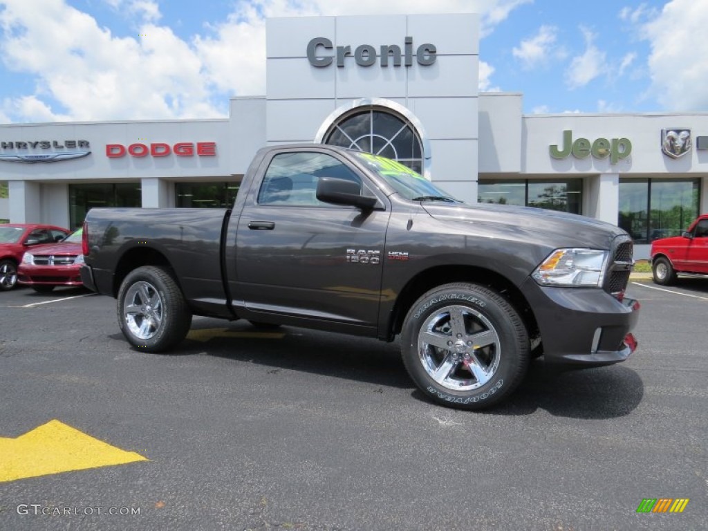 2014 1500 Express Regular Cab - Granite Crystal Metallic / Black/Diesel Gray photo #1