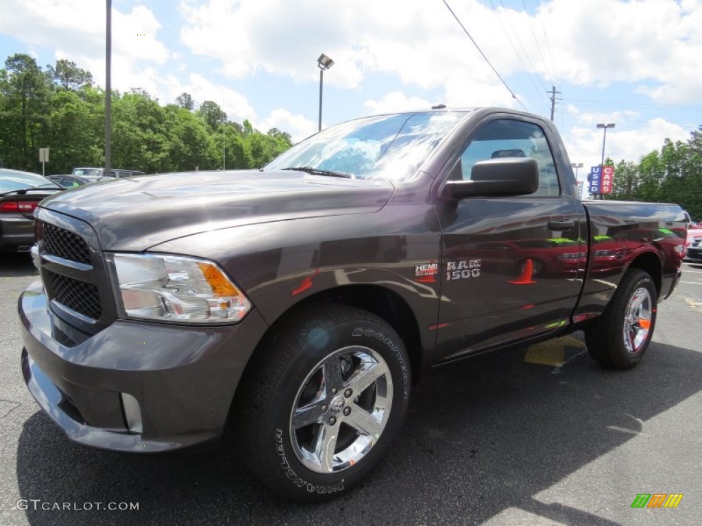 2014 1500 Express Regular Cab - Granite Crystal Metallic / Black/Diesel Gray photo #3