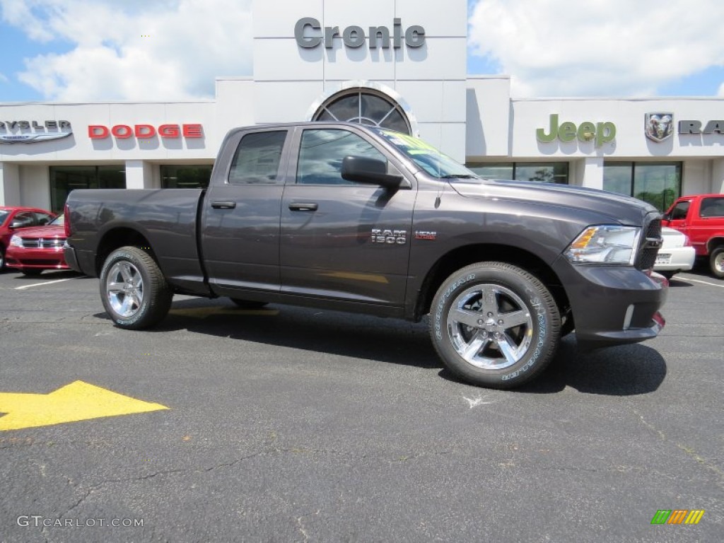 2014 1500 Express Quad Cab - Granite Crystal Metallic / Black/Diesel Gray photo #1