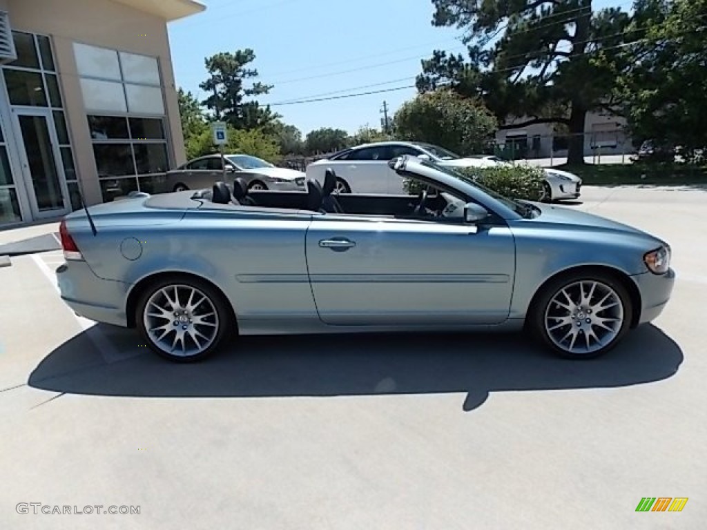 2007 C70 T5 Convertible - Celestial Blue Metallic / Off-Black photo #5