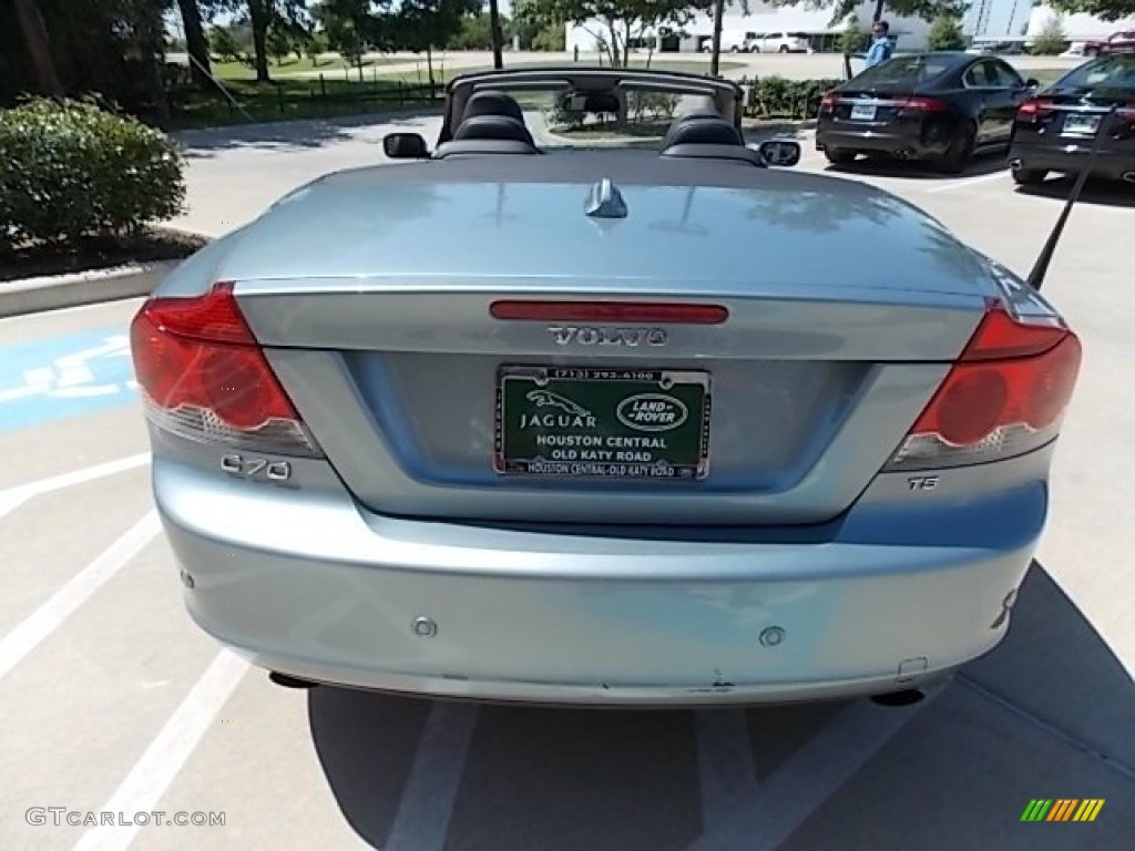 2007 C70 T5 Convertible - Celestial Blue Metallic / Off-Black photo #7
