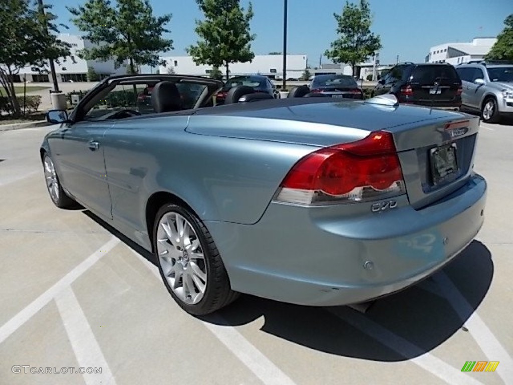 2007 C70 T5 Convertible - Celestial Blue Metallic / Off-Black photo #8
