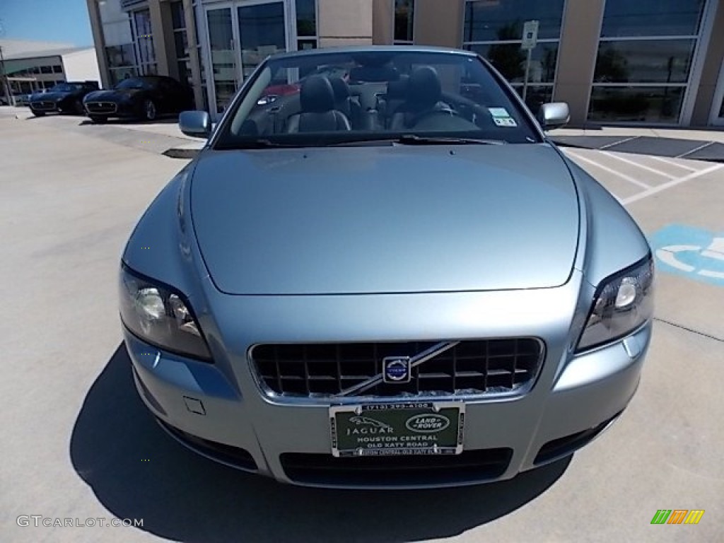 2007 C70 T5 Convertible - Celestial Blue Metallic / Off-Black photo #11