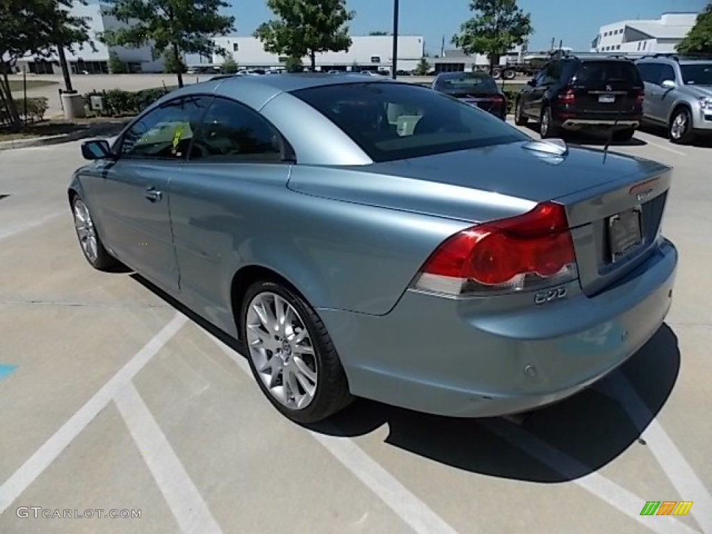 2007 C70 T5 Convertible - Celestial Blue Metallic / Off-Black photo #12