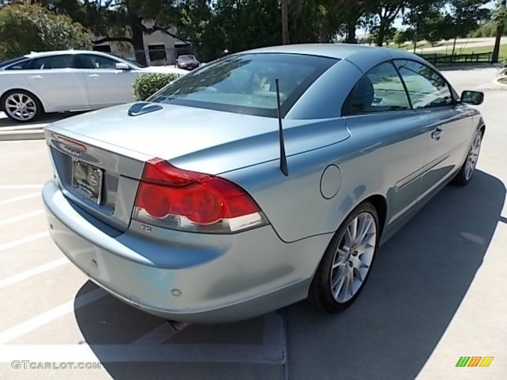 2007 C70 T5 Convertible - Celestial Blue Metallic / Off-Black photo #13
