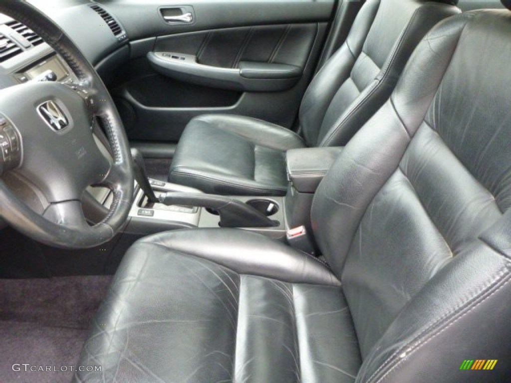 2003 Accord EX Sedan - Satin Silver Metallic / Black photo #4
