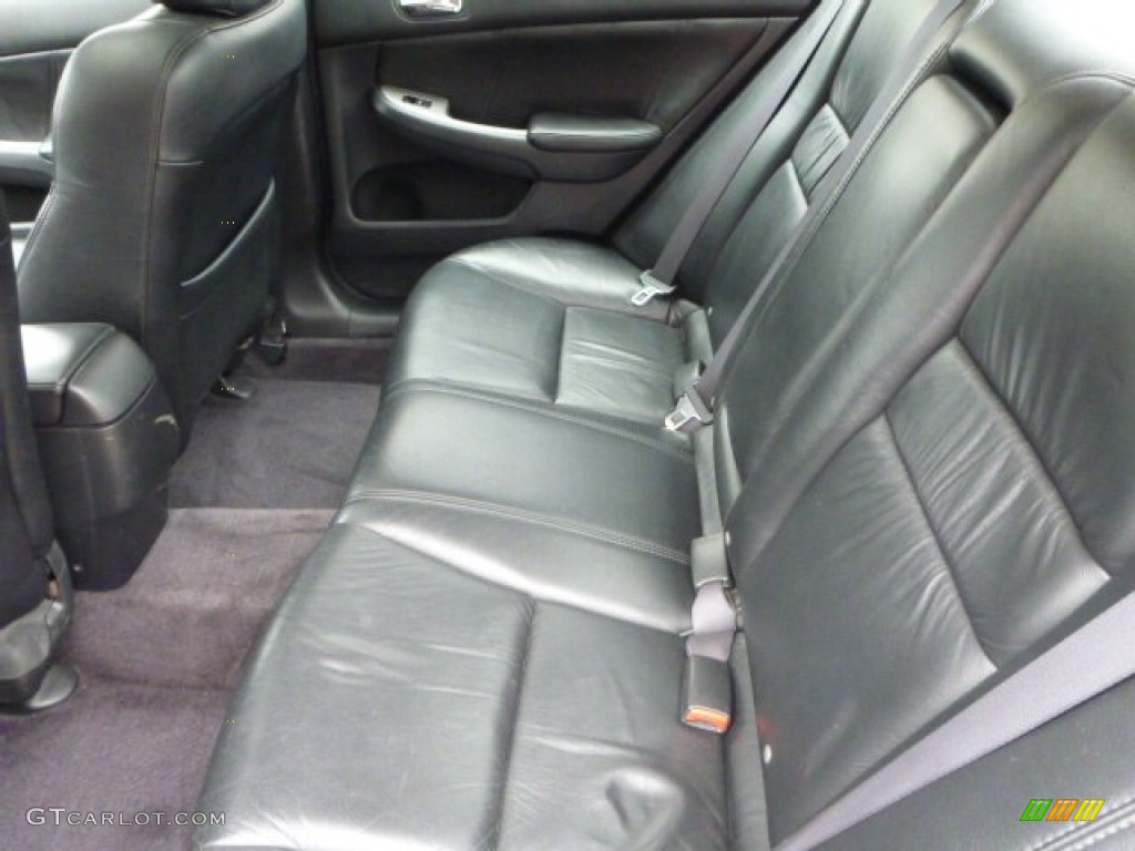 2003 Accord EX Sedan - Satin Silver Metallic / Black photo #5