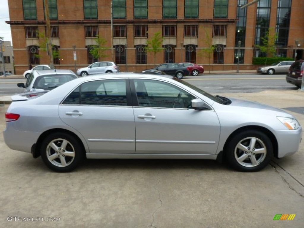 2003 Accord EX Sedan - Satin Silver Metallic / Black photo #13