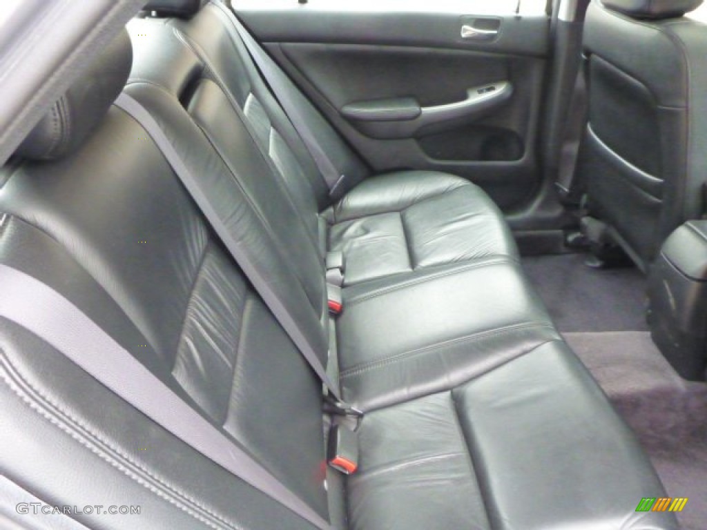 2003 Accord EX Sedan - Satin Silver Metallic / Black photo #14