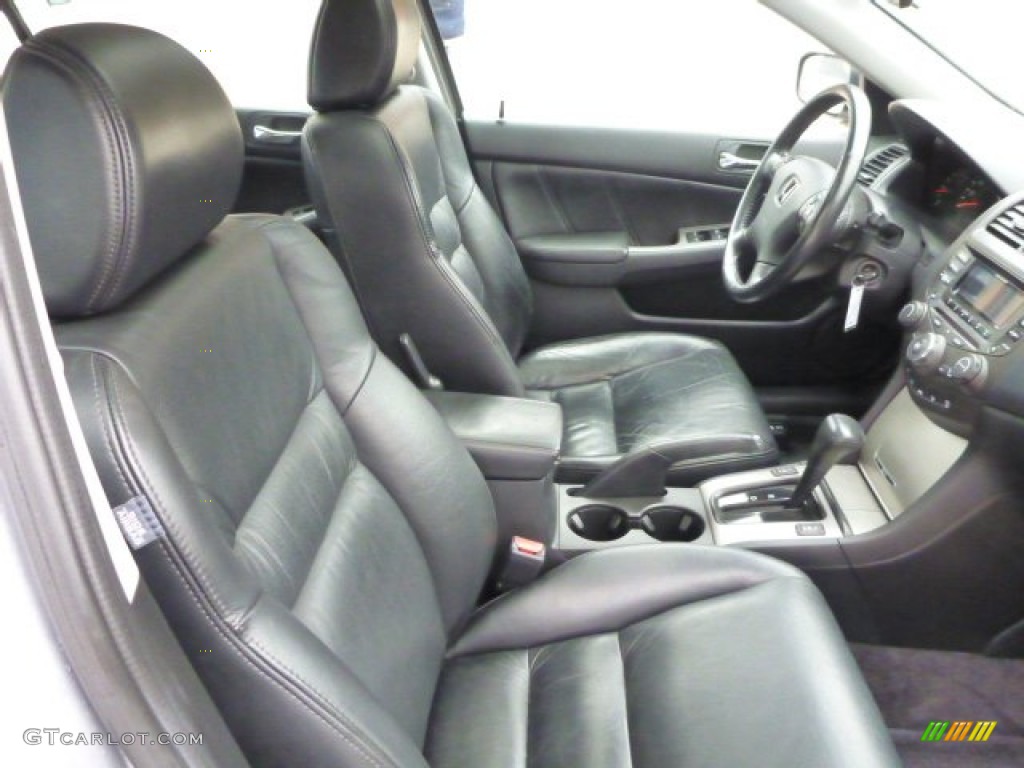 2003 Accord EX Sedan - Satin Silver Metallic / Black photo #17