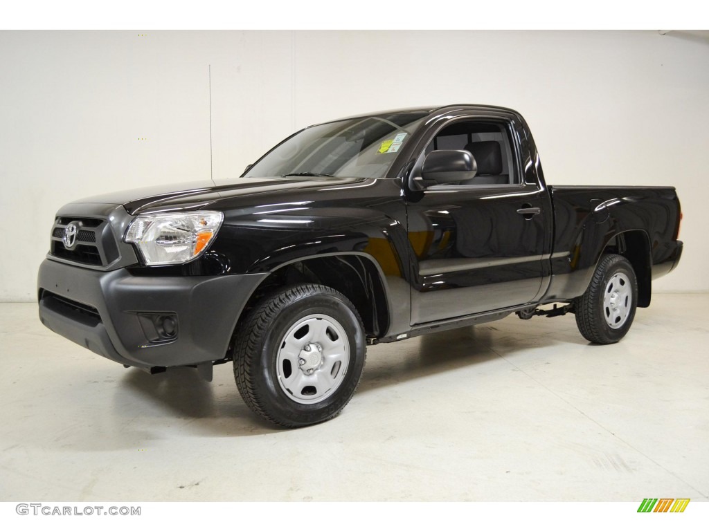 Black 2014 Toyota Tacoma Regular Cab Exterior Photo #93600864