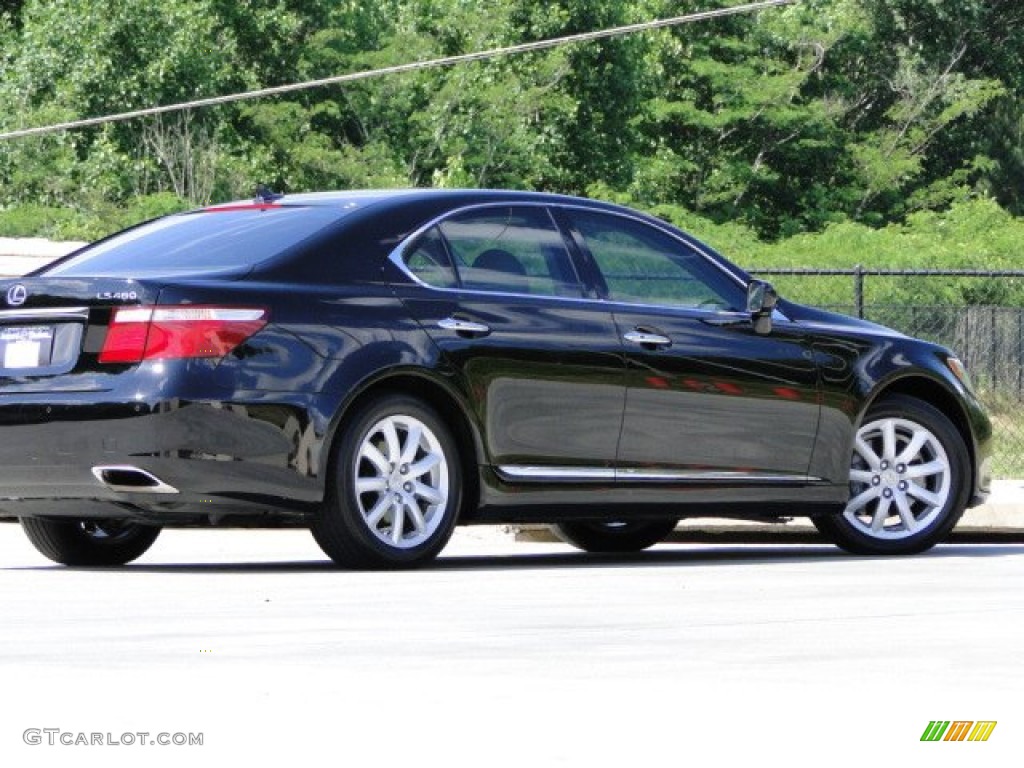 2007 LS 460 - Black Sapphire Pearl / Cashmere photo #20