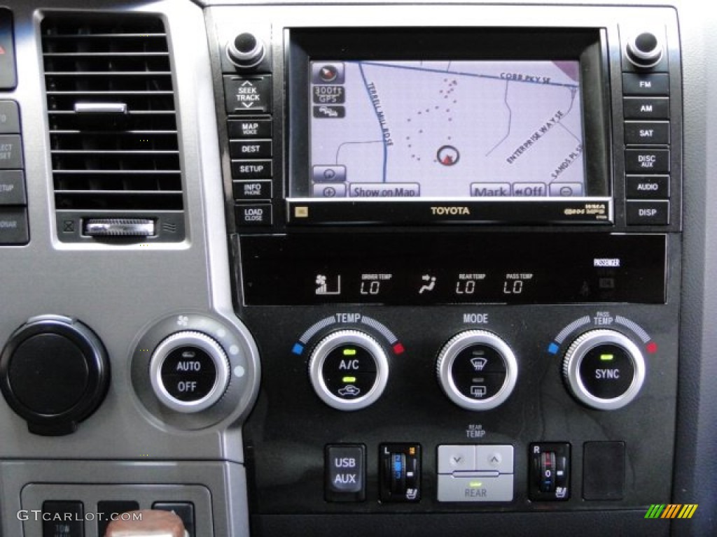 2010 Toyota Sequoia Platinum Controls Photos