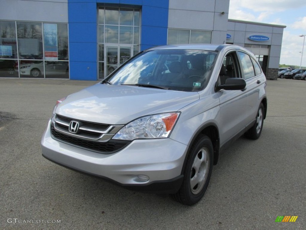 2011 CR-V LX 4WD - Alabaster Silver Metallic / Gray photo #18