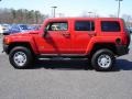 2009 Victory Red Hummer H3   photo #5