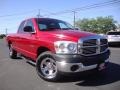 2008 Inferno Red Crystal Pearl Dodge Ram 1500 SXT Quad Cab  photo #1