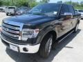 2014 Tuxedo Black Ford F150 Lariat SuperCrew  photo #3