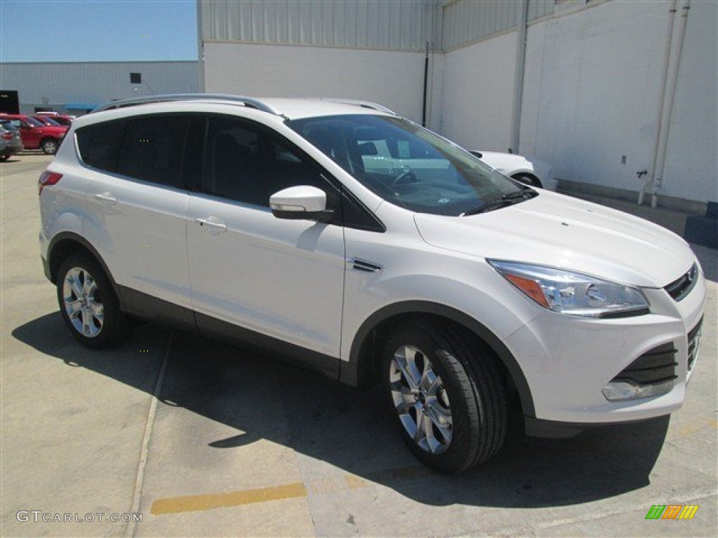 2014 Escape Titanium 1.6L EcoBoost - White Platinum / Charcoal Black photo #1