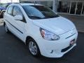 2014 Cloud White Mitsubishi Mirage ES #93605359