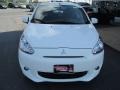 2014 Cloud White Mitsubishi Mirage ES  photo #2