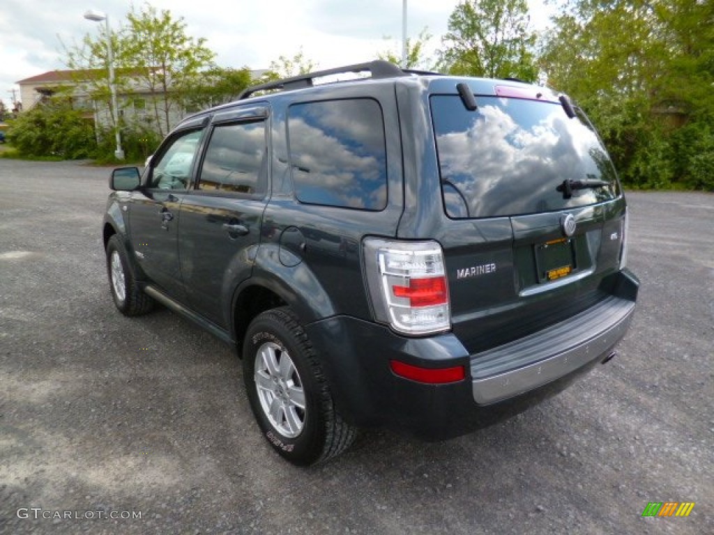 2008 Mariner I4 4WD - Tungsten Grey Metallic / Black photo #4