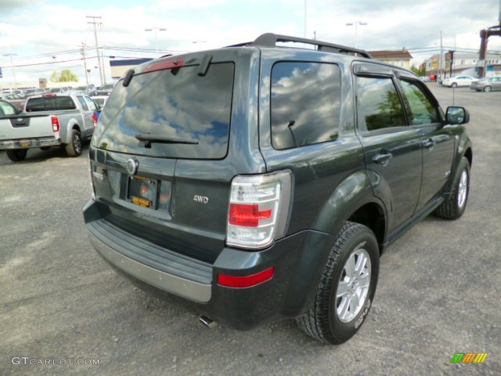 2008 Mariner I4 4WD - Tungsten Grey Metallic / Black photo #6