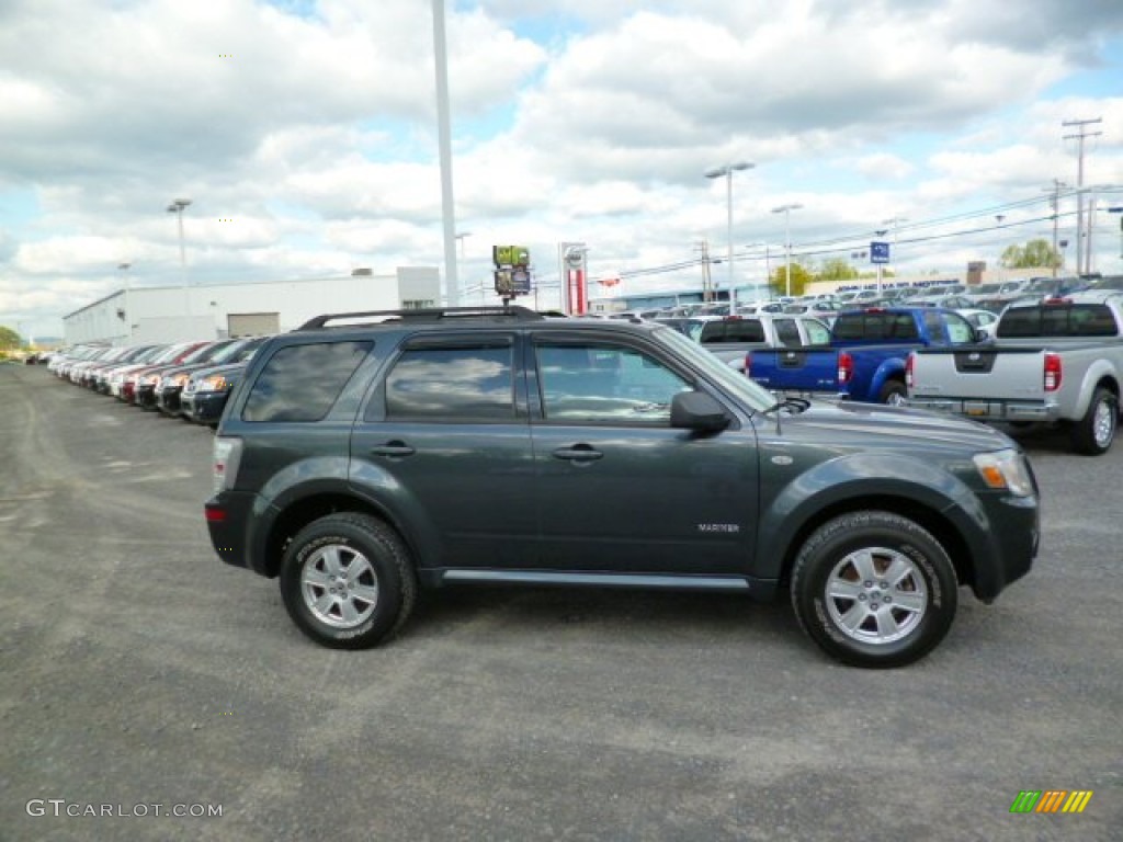 2008 Mariner I4 4WD - Tungsten Grey Metallic / Black photo #7
