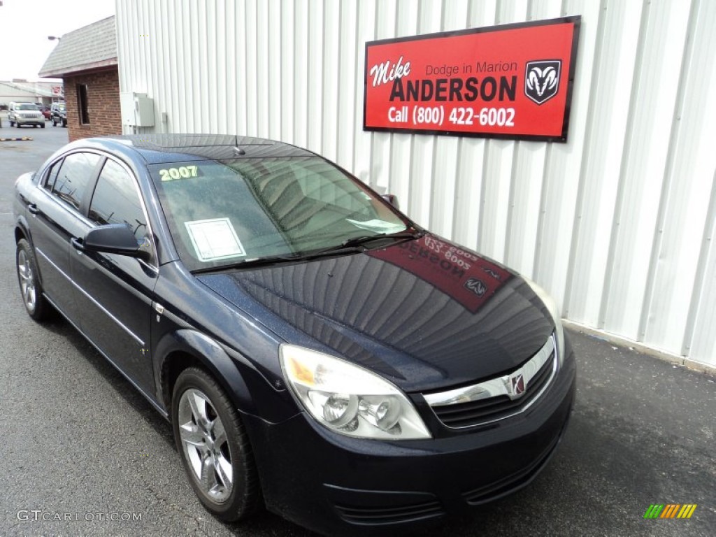 2007 Aura XE - Midnight Blue Metallic / Gray photo #1