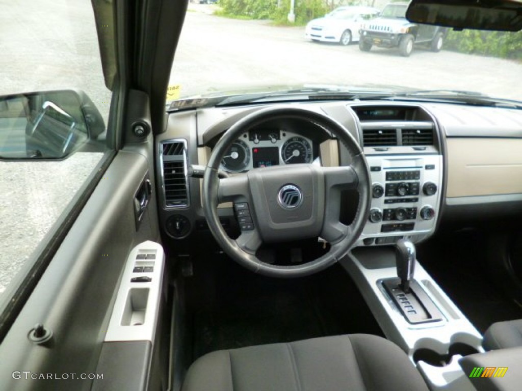 2008 Mariner I4 4WD - Tungsten Grey Metallic / Black photo #14