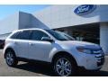 2014 White Platinum Ford Edge Limited  photo #1