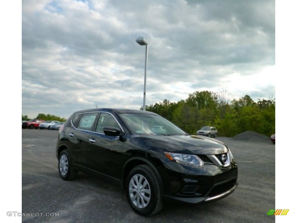 2014 Rogue S - Super Black / Charcoal photo #1