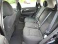 2014 Nissan Rogue Charcoal Interior Rear Seat Photo