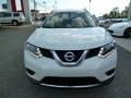 2014 Moonlight White Nissan Rogue SV  photo #2