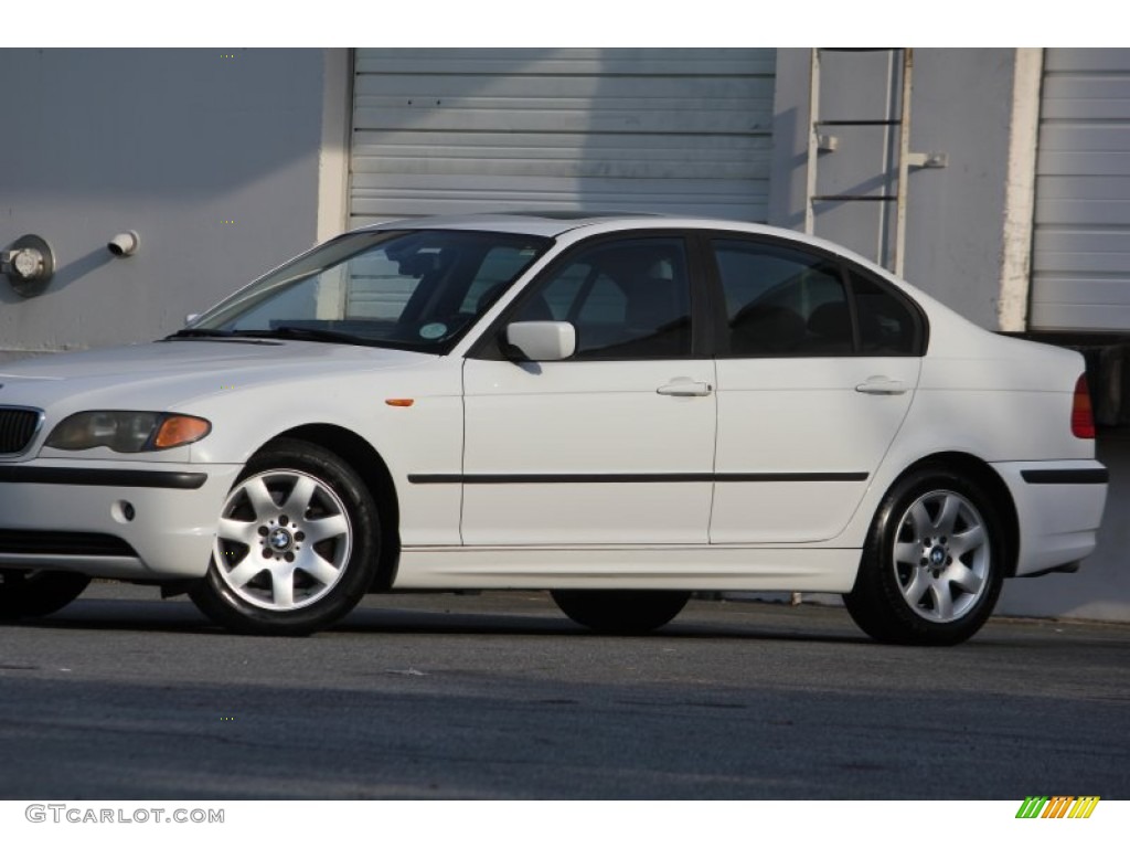 2003 3 Series 325i Sedan - Alpine White / Sand photo #3
