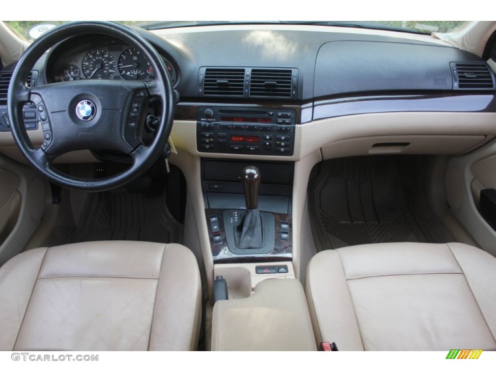 Sand Interior 2003 BMW 3 Series 325i Sedan Photo #93613696