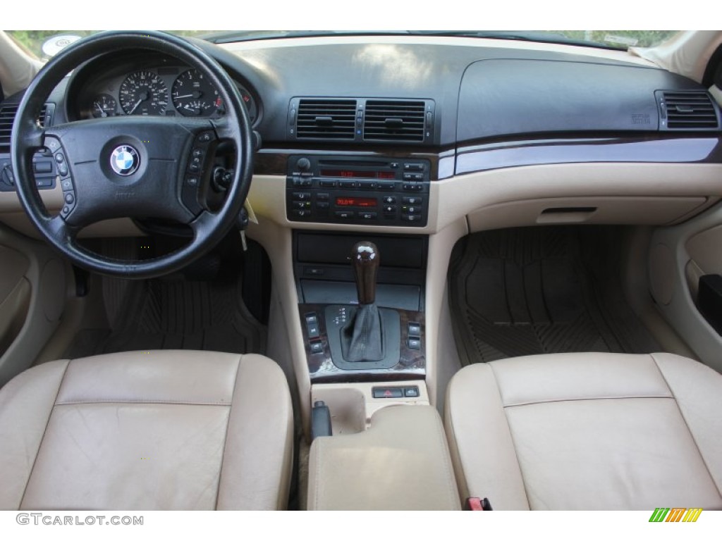 2003 3 Series 325i Sedan - Alpine White / Sand photo #9