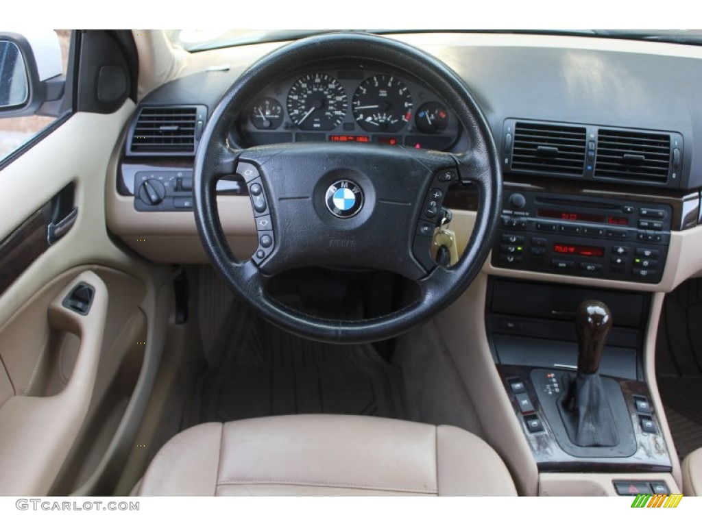 2003 3 Series 325i Sedan - Alpine White / Sand photo #10