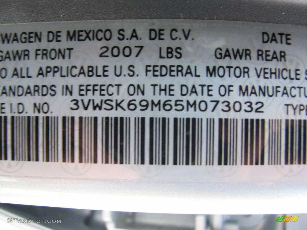 2005 Jetta GLS Sedan - Reflex Silver Metallic / Anthracite photo #18