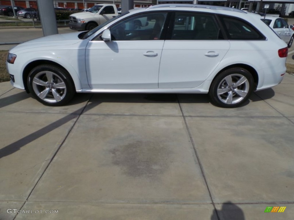 2014 allroad Premium plus quattro - Glacier White Metallic / Velvet Beige/Moor Brown photo #4