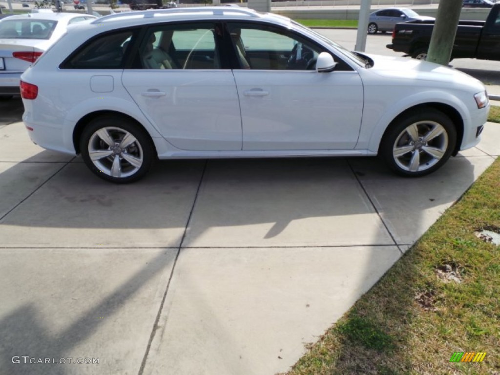 2014 allroad Premium plus quattro - Glacier White Metallic / Velvet Beige/Moor Brown photo #8