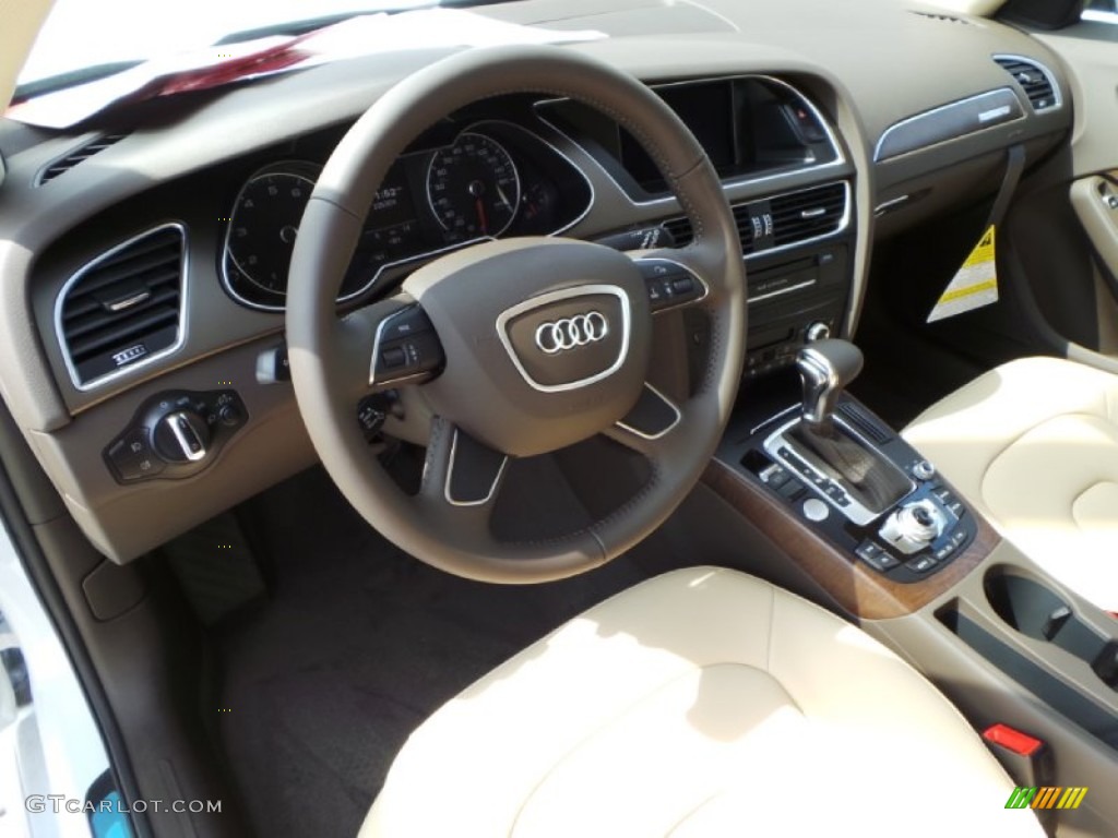 2014 allroad Premium plus quattro - Glacier White Metallic / Velvet Beige/Moor Brown photo #12