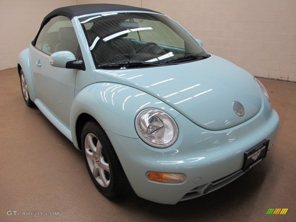 2004 New Beetle GLS Convertible - Aquarius Blue / Gray photo #1