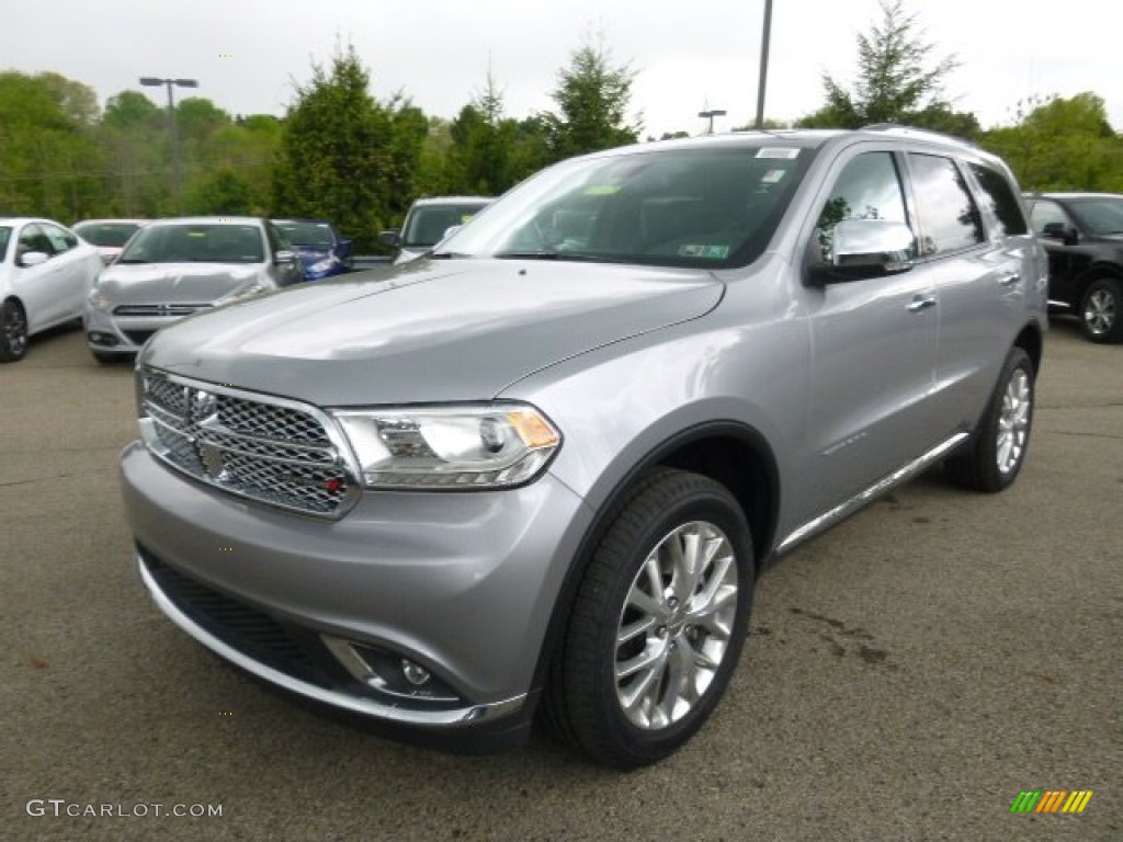 Billet Silver Metallic 2014 Dodge Durango Citadel AWD Exterior Photo #93618328