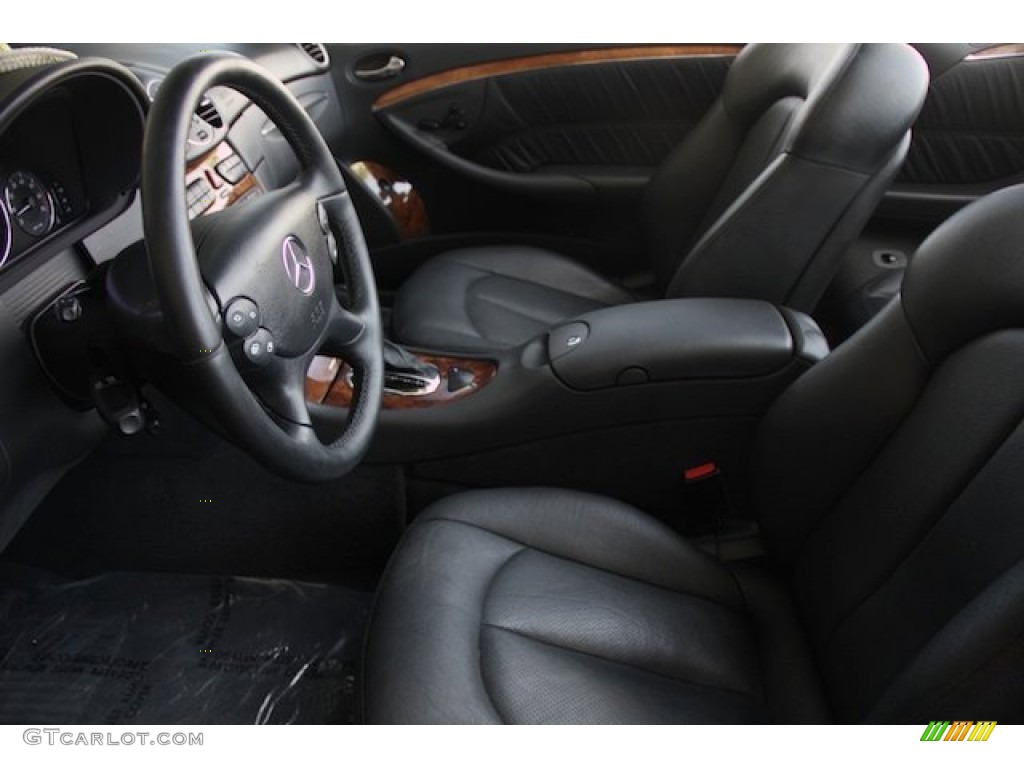 2004 CLK 500 Cabriolet - Pewter Metallic / Charcoal photo #3