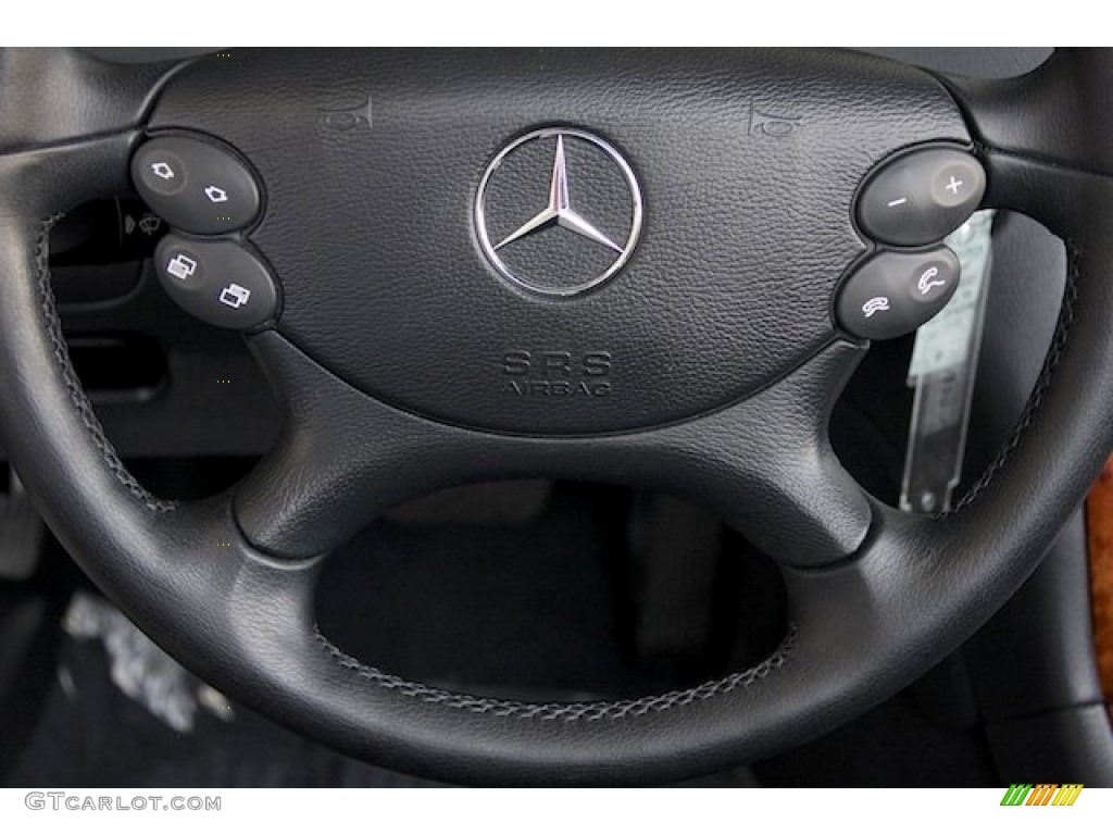 2004 CLK 500 Cabriolet - Pewter Metallic / Charcoal photo #6